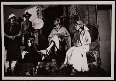 A Scene from the "Antoura and Lattouf" Play, 1975
