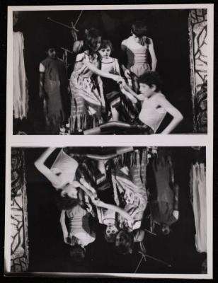 A Scene from the "Antoura and Lattouf" Play, 1975