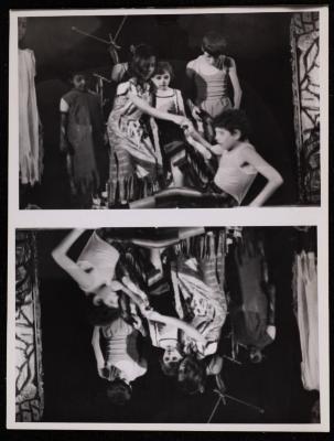 A Scene from the "Antoura and Lattouf" Play, 1975