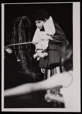 A Scene from the "Antoura and Lattouf" Play, 1975