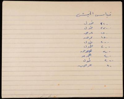 ورقة ملاحظات حول مسرحية 