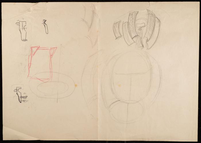 Preliminary Design of the Stage for a Play by the Balalin Troupe, the 1970s
