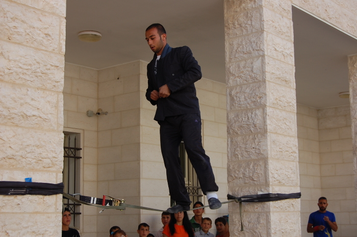 A Glance of an Open Day Held by the Palestinian Circus School in Hebron