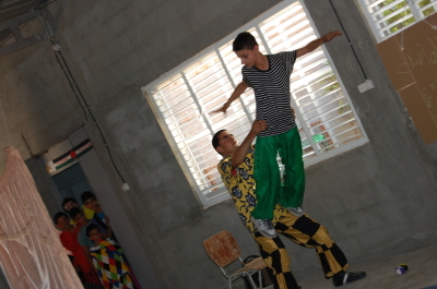 A Photograph from an Open Day Held by the PCS in Jenin, 2012
