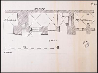 The Plan of a Building Neighbouring al-Aqsa Mosque, Jerusalem, the 1990s