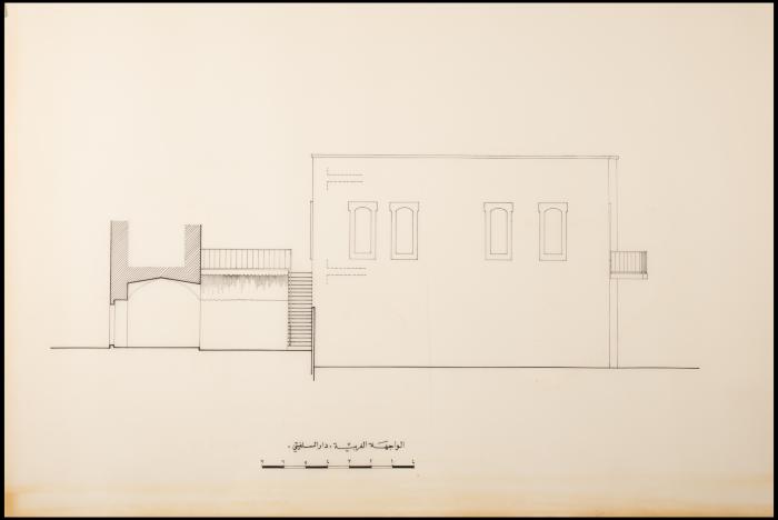 The West Section of al-Salfiti Family Home Plan, Jerusalem, the 1990s