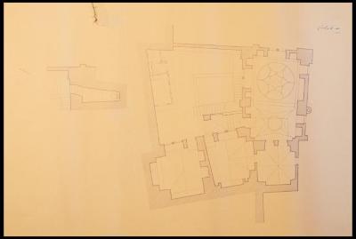 The First-Floor Area Plan of the Tahboub House, Jerusalem, the 1990s
