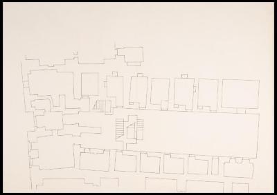 A Plan of a Building Near al-Aqsa Mosque, Jerusalem, the 1990s