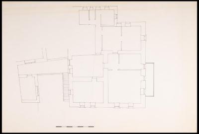 A Plan of a Building Near al-Aqsa Mosque, Jerusalem, the 1990s