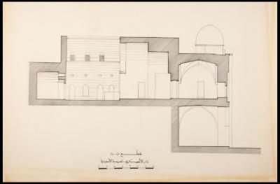 "B-B Section" Plan of al-Ansari Family Home- al-As