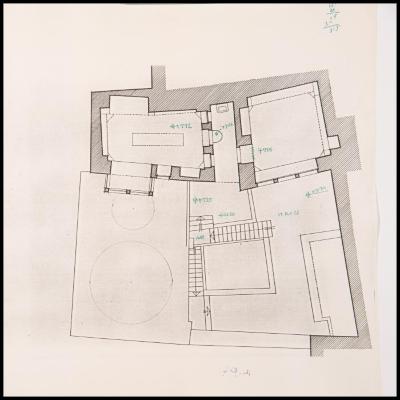 The Second-Floor Area Plan of the Tahboub House, Jerusalem, the 1990s
