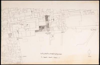 The Area Plan of Buildings around the North Section of al-Aqsa Mosque, Jerusalem, the 1990s