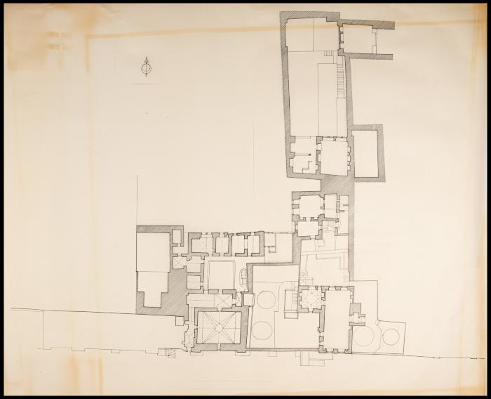 A Plan of a Building Near al-Aqsa Mosque, Jerusalem, the 1990s