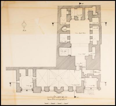 A First-Floor Area Plan of al-Ansari Family Home- al-As