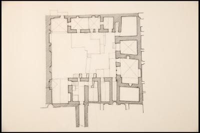 A Plan of a Building Near al-Aqsa Mosque, Jerusalem, the 1990s
