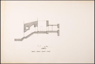 "A-A Section" of al-Khaldi Family Home Plan, Jerusalem, the 1990s