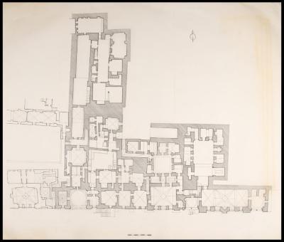 A Plan of a Building Near al-Aqsa Mosque, Jerusalem, the 1990s
