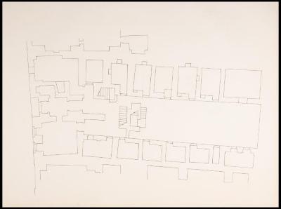A Plan of a Building Near al-Aqsa Mosque, Jerusalem, the 1990s