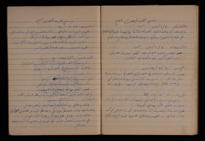 دفتر يوميات فضية الدرابيع، دورا- الخليل، 1989