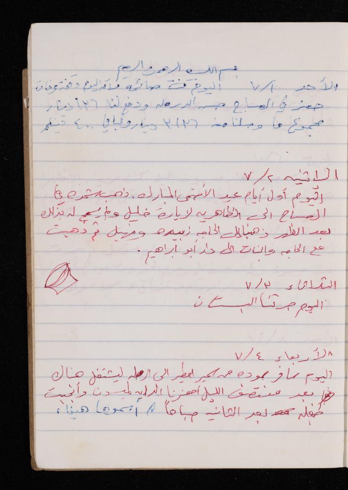 The Diary of Fadeyyeh Darabe, Dura- Hebron, 1990