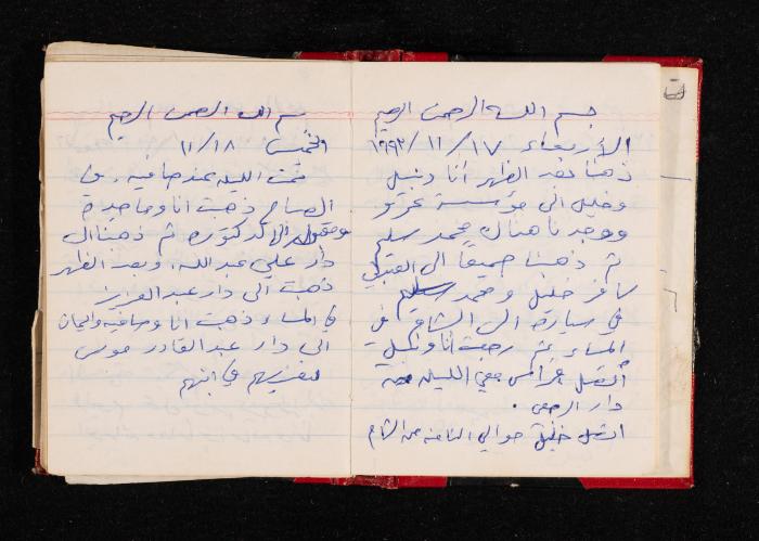 The Diary of Fadeyyeh Darabe, Dura- Hebron, 1993