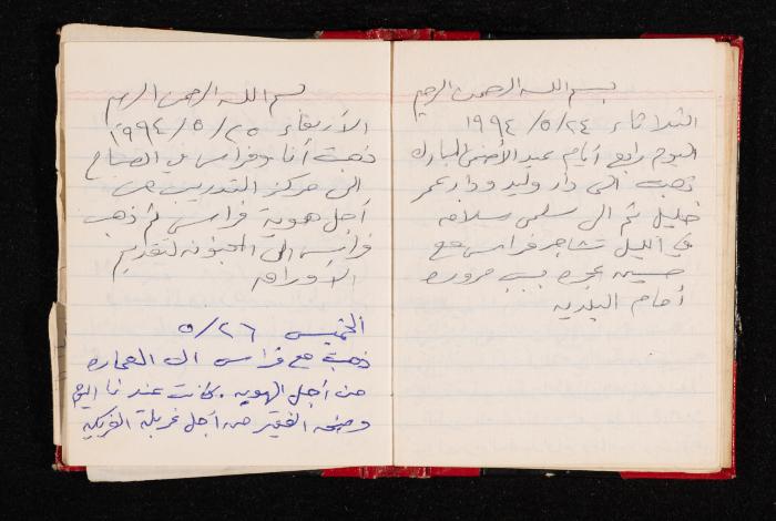 The Diary of Fadeyyeh Darabe, Dura- Hebron, 1993