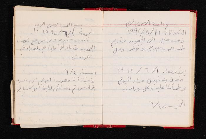 The Diary of Fadeyyeh Darabe, Dura- Hebron, 1993