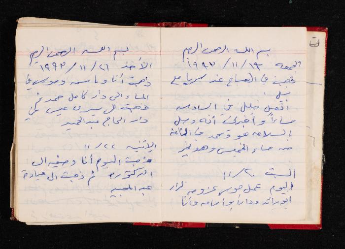 The Diary of Fadeyyeh Darabe, Dura- Hebron, 1993