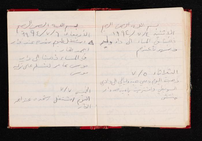 The Diary of Fadeyyeh Darabe, Dura- Hebron, 1993