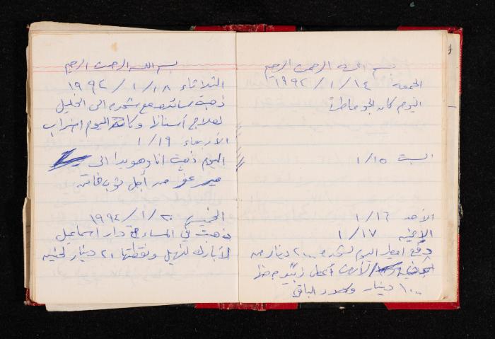 The Diary of Fadeyyeh Darabe, Dura- Hebron, 1993