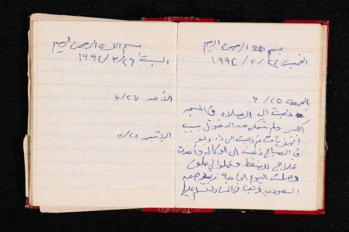 The Diary of Fadeyyeh Darabe, Dura- Hebron, 1993