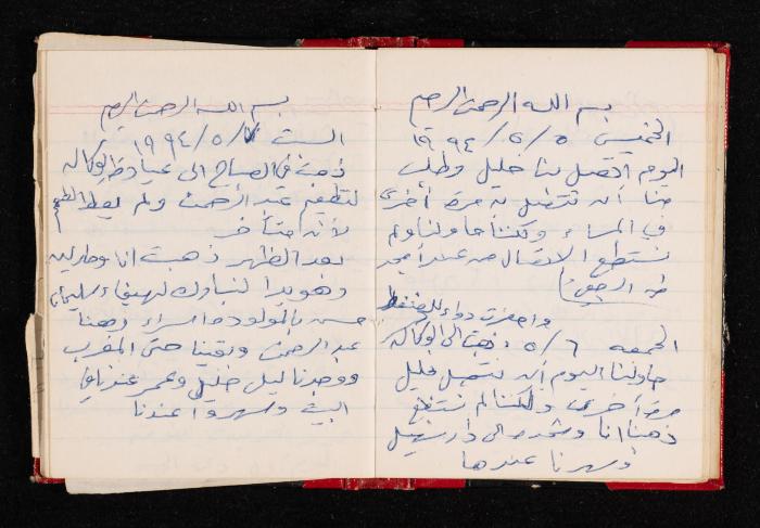 The Diary of Fadeyyeh Darabe, Dura- Hebron, 1993