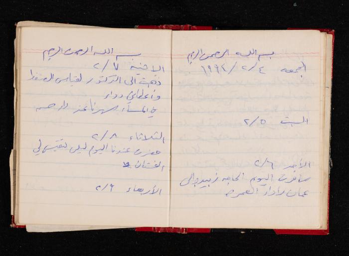 The Diary of Fadeyyeh Darabe, Dura- Hebron, 1993