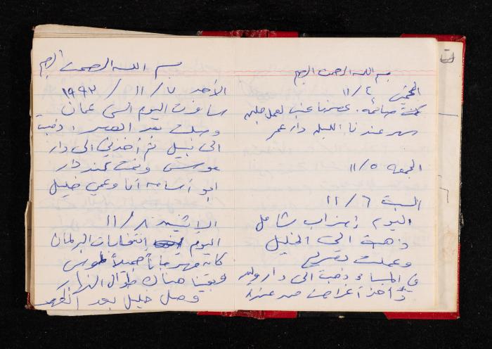 The Diary of Fadeyyeh Darabe, Dura- Hebron, 1993