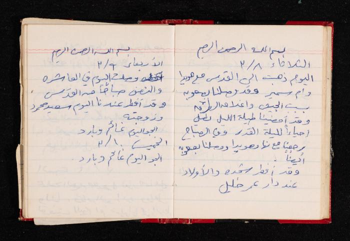 The Diary of Fadeyyeh Darabe, Dura- Hebron, 1993