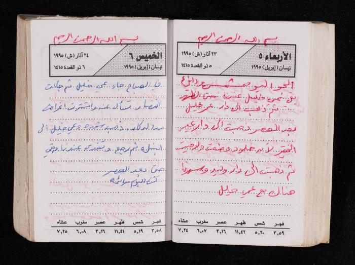The Diary of Fadeyyeh Darabe, Dura- Hebron, 1995