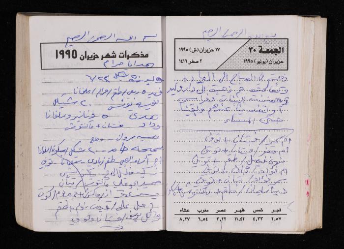 The Diary of Fadeyyeh Darabe, Dura- Hebron, 1995