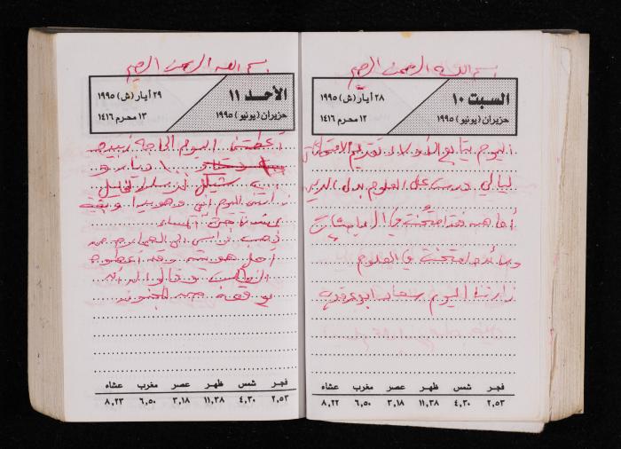 The Diary of Fadeyyeh Darabe, Dura- Hebron, 1995