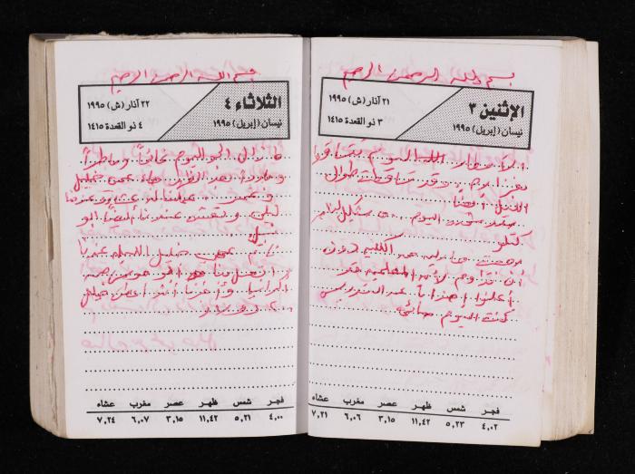 The Diary of Fadeyyeh Darabe, Dura- Hebron, 1995