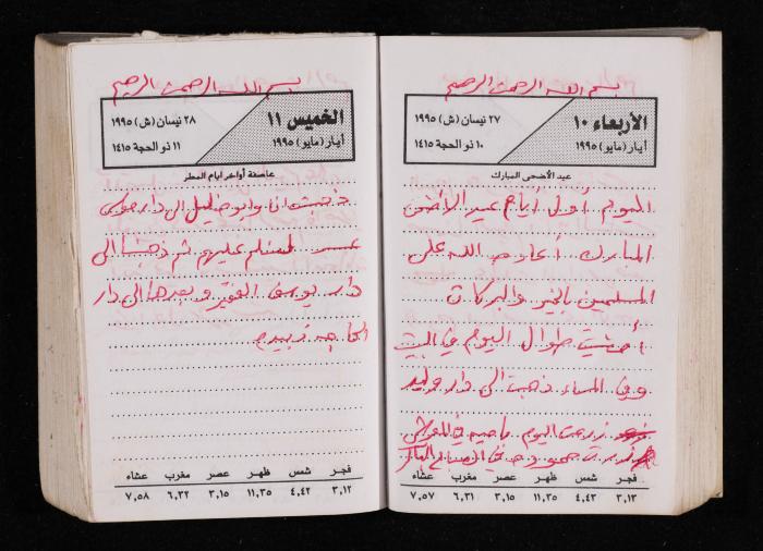 The Diary of Fadeyyeh Darabe, Dura- Hebron, 1995