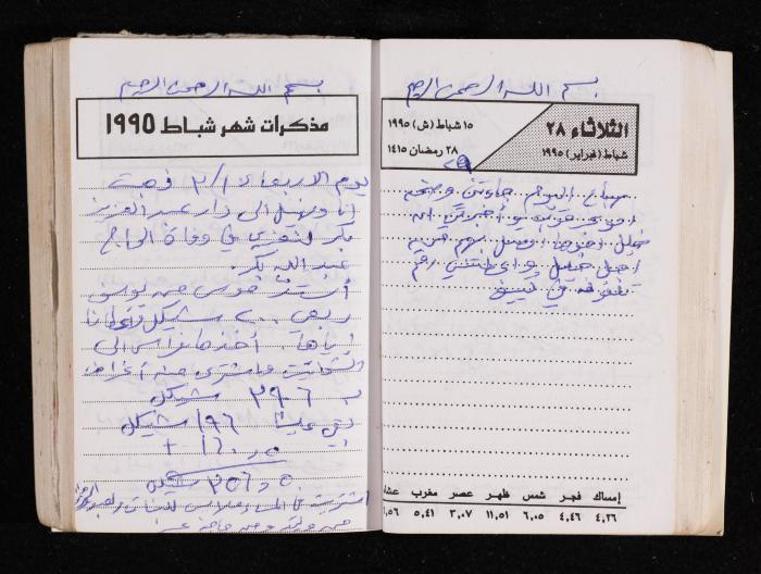 The Diary of Fadeyyeh Darabe, Dura- Hebron, 1995