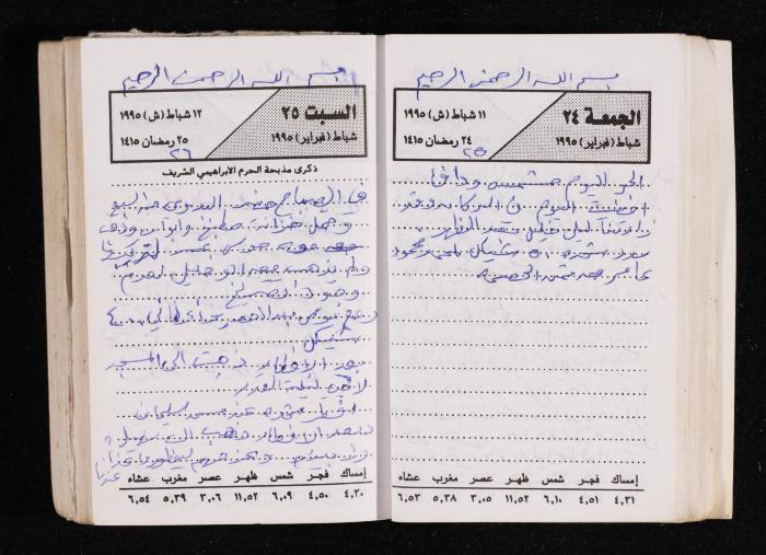 The Diary of Fadeyyeh Darabe, Dura- Hebron, 1995