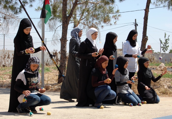 A Photograph from an Open Day Held by the PCS in Jenin, 2012
