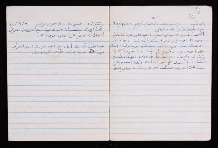 The Diary of Fadeyyeh Darabe, Dura- Hebron, 1997-1998