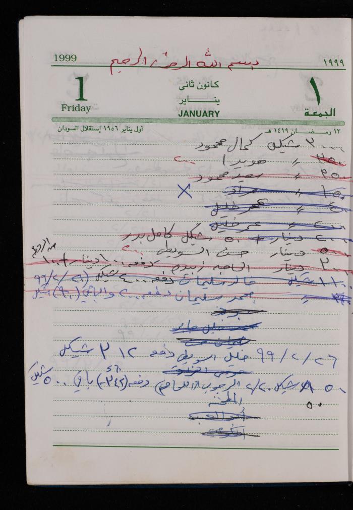 The Diary of Fadeyyeh Darabe, Dura- Hebron, 1999
