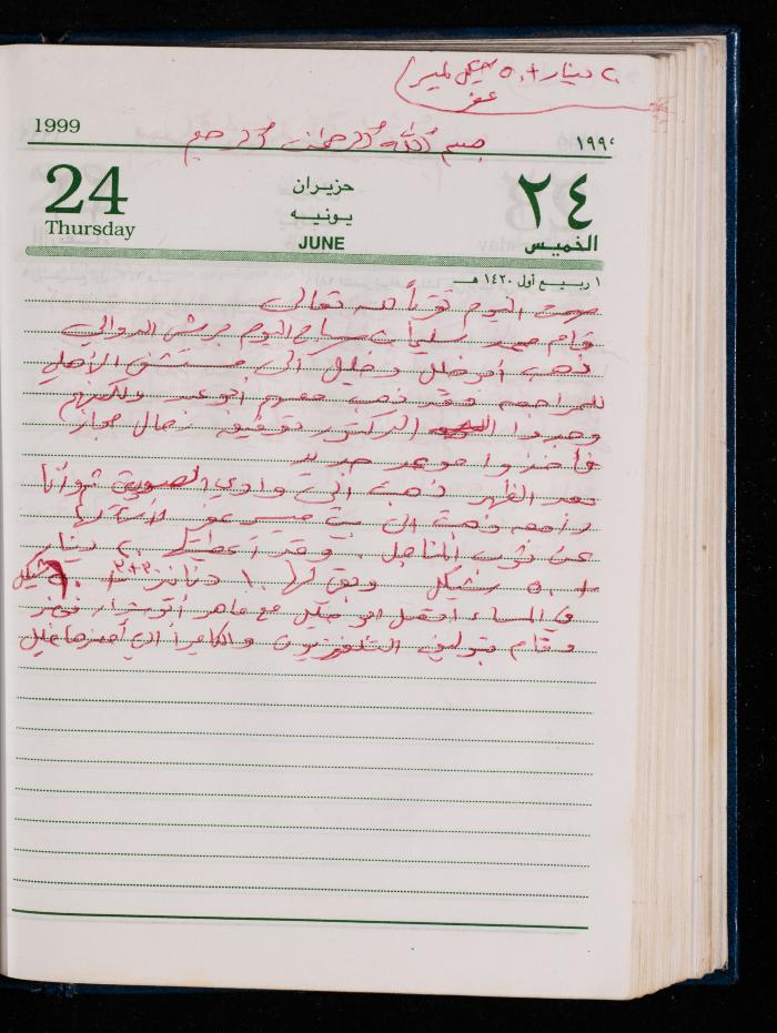 The Diary of Fadeyyeh Darabe, Dura- Hebron, 1999

