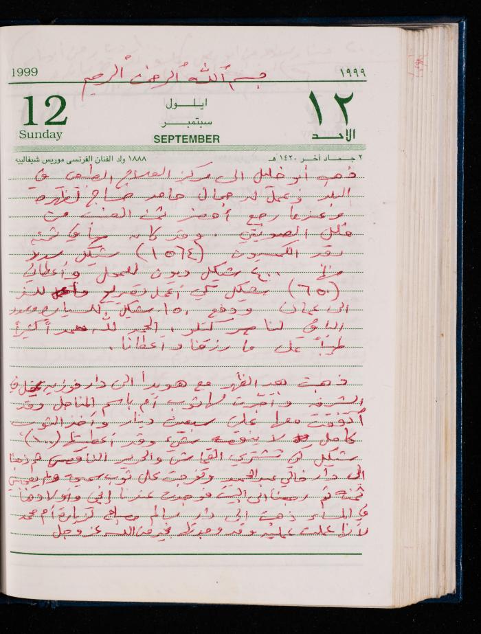 The Diary of Fadeyyeh Darabe, Dura- Hebron, 1999
