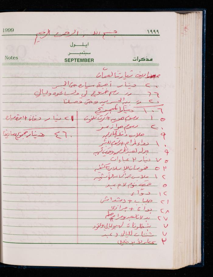 The Diary of Fadeyyeh Darabe, Dura- Hebron, 1999
