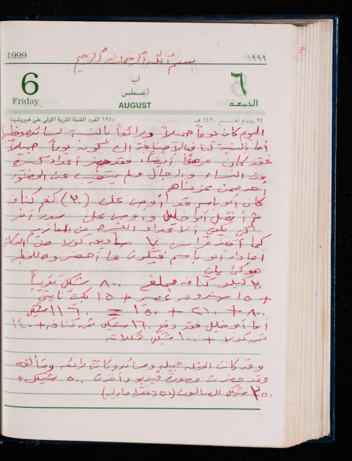 The Diary of Fadeyyeh Darabe, Dura- Hebron, 1999
