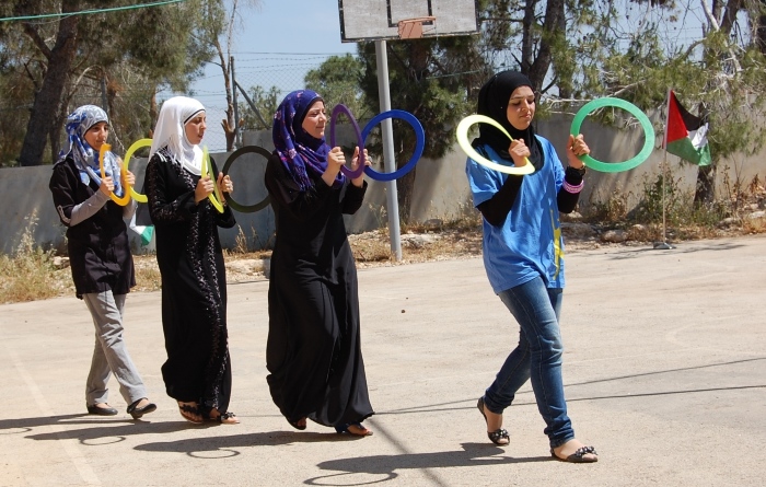 A Photograph from an Open Day Held by the PCS in Jenin, 2012
